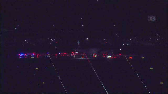 Swiss Air jet aborts takeoff at O'Hare, CFD responds to fire