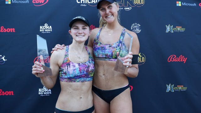 Beach volleyball champs: Taryn Kloth and Kristen Nuss win AVP Bally’s Gold Series Chicago Open