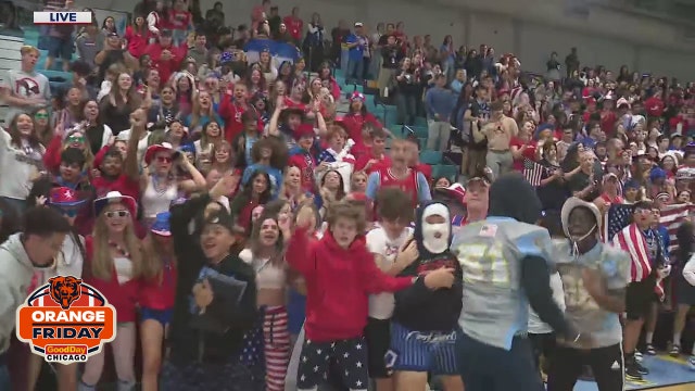 Maine West students turn up ahead of football game against Schaumburg
