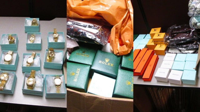 67 counterfeit designer items seized at O'Hare's International Mail Branch