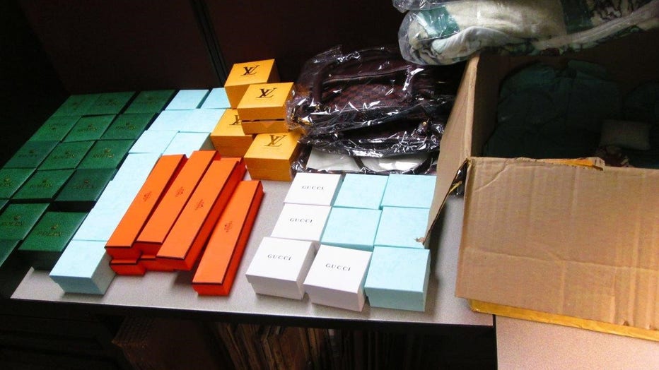 Customs officers seize more than $700,000 in knockoff designer clothes,  purses