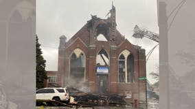 Massive fire destroys East Side church, prompts evacuation of nearby homes
