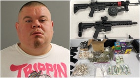 PHOTOS: Chicago police arrest 'high-ranking' gang member, seize cache of weapons