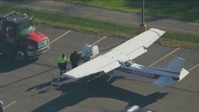 Small plane makes emergency landing on roadway in Cary