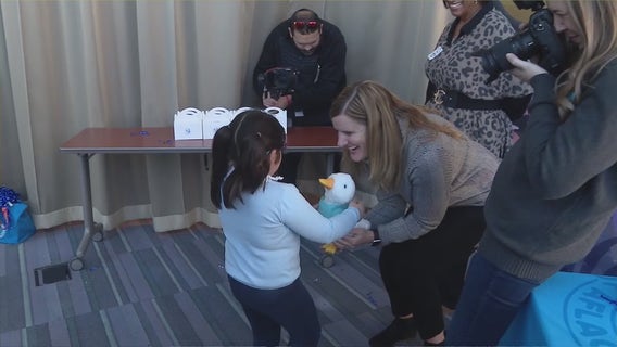 Aflac's special duck brings augmented reality comfort to patients at Lurie Children's Hospital