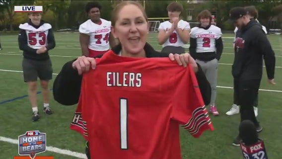Amundsen High School Vikings get hype ahead of Lane Tech game