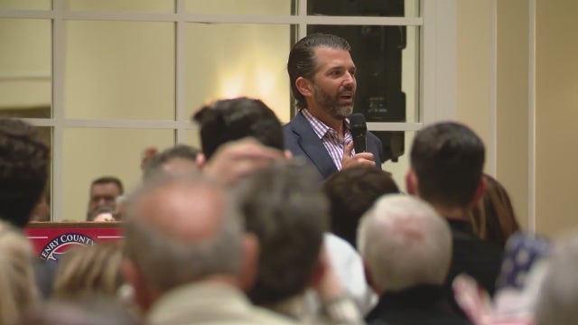 Donald Trump Jr. visits Chicago suburb for fundraising event