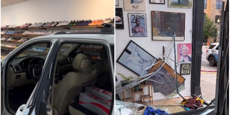 Chicago clothing store targeted by thieves in crash-and-grab burglary