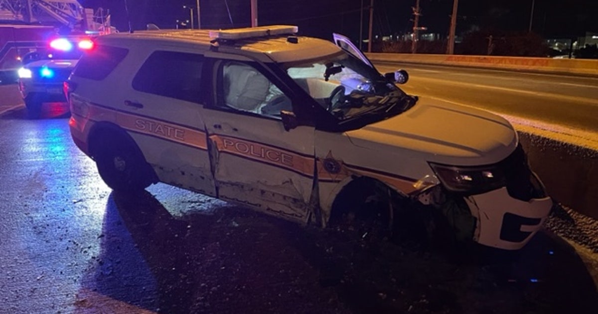 Man accused of crashing into Illinois State Police squad car in Cook ...