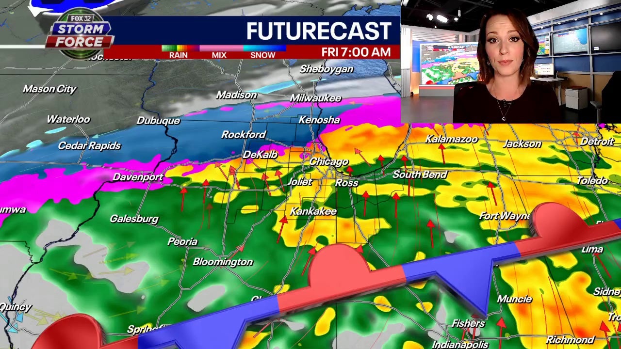 芝加哥天气：本周末系统可能给部分地区带来降雪