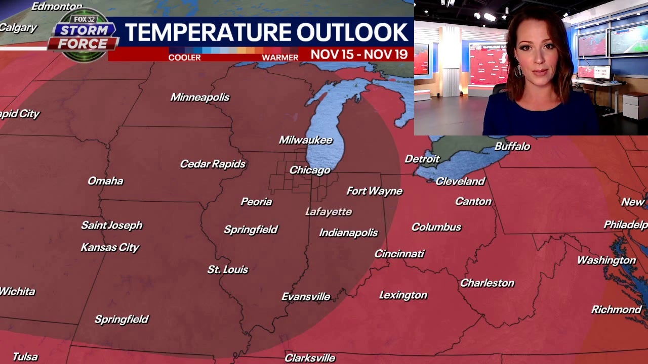 芝加哥天气：周五到来寒冷空气，但下周将迎来回暖趋势
