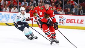 Blackhawks get goals from Dickinson, 3 others, top Kraken 4-3