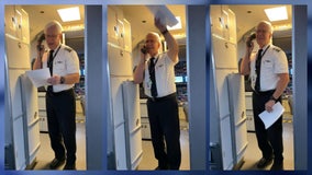 'I love you all':  Retiring pilot goes viral for tearful speech, before final flight takes off from Florida