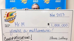 Illinois lottery player wins $1M after purchasing scratch-off in Cook County: 'I can retire early'