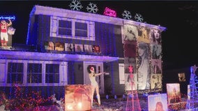 Suburban home turns into Taylor Swift Christmas house