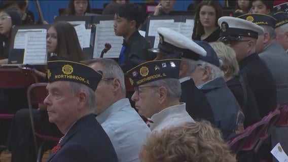 Northbrook students celebrate service members with annual Veterans Day ceremony