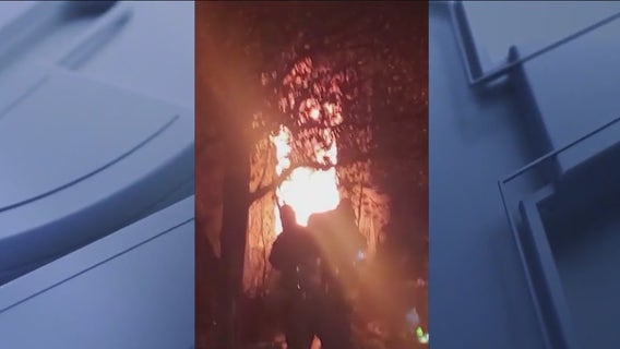 Vacant building catches fire in Jefferson Park