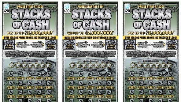 Winning $2M scratch-off ticket sold in Chicago