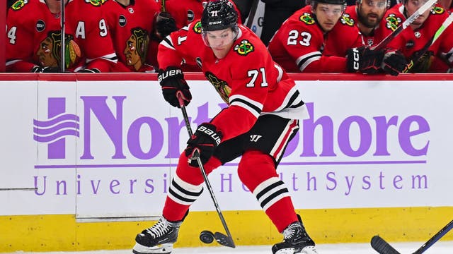 Blackhawks' Taylor Hall is expected to miss the rest of the season with a right knee injury