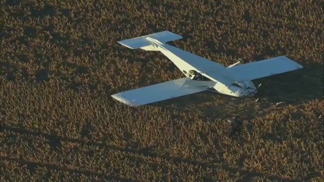 Small plane crash lands in northwest Indiana