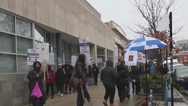Workers at Howard Brown Health Clinic on strike for two days