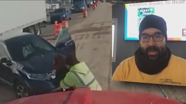 Army veteran turned truck driver saves choking woman's life near Bolingbrook