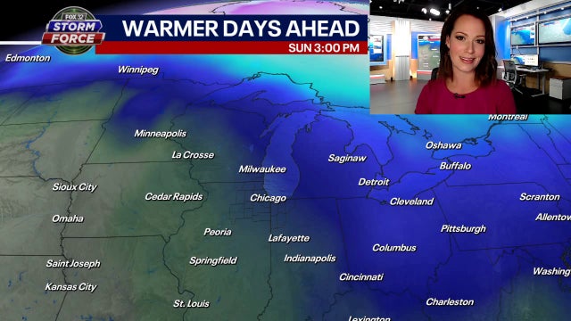 Chicago weather: Slow warming trend this weekend, maybe a few showers