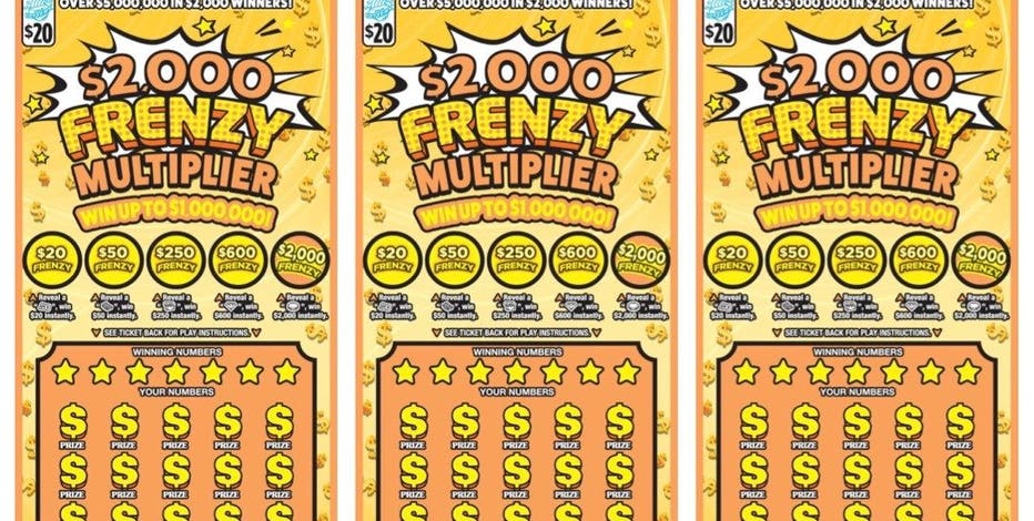 ダリアス•ガーランド 2019OPTIC LOTTERY TICKET-GOLD frenzy-ticket-e1699373624301.