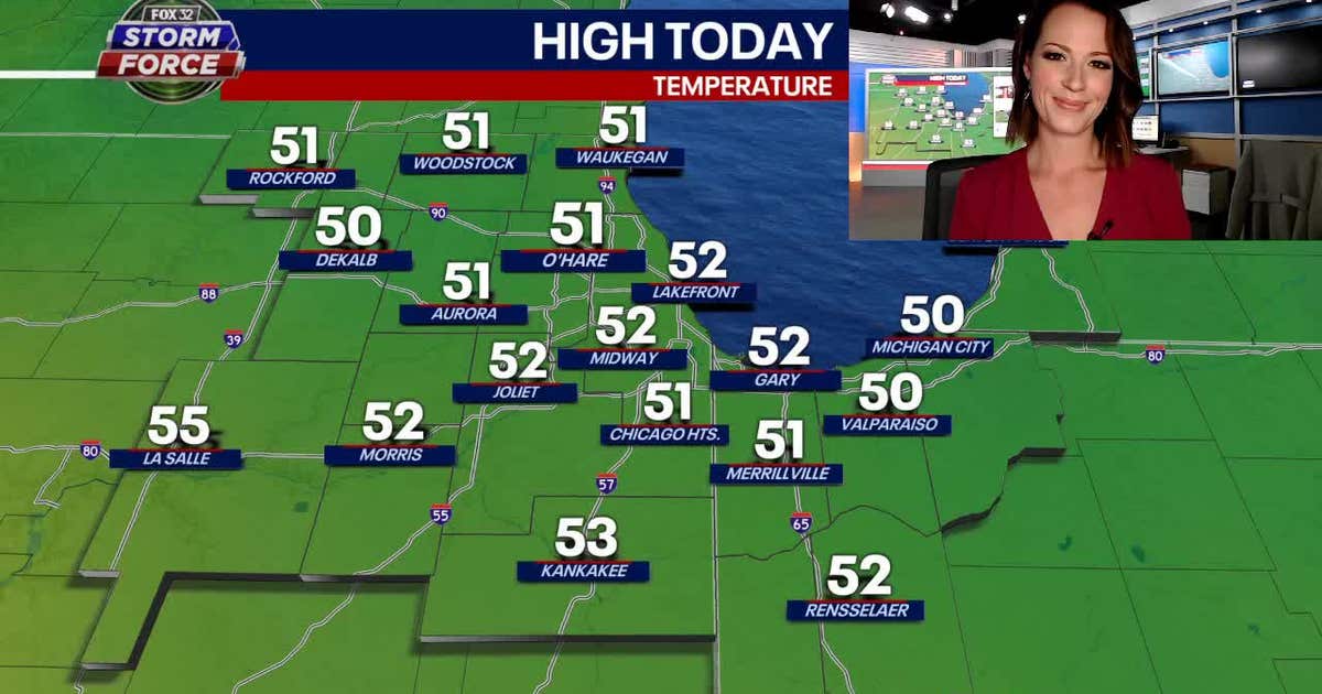 Chicago weather: Mild highs in upper 50s, rainy weekend ahead | FOX 32 ...