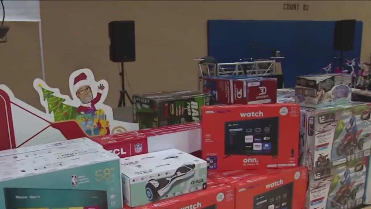 南方地区圣诞节为700名郊区儿童分发礼物