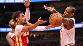 Drummond, DeRozan lead the way as Bulls hold off Hawks 118-113