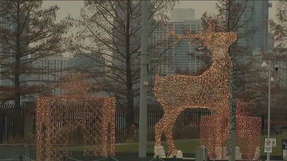 Navy Pier hosts Santa's Send Off during Light Up the Lake