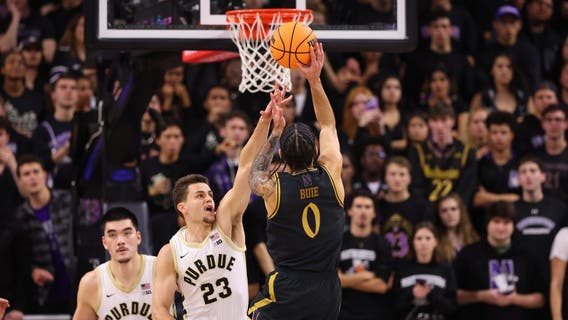 Buie stars as Northwestern tops Edey and No. 1 Purdue for 2nd straight season