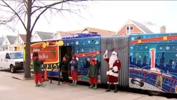 Santa Claus surprises students at Mary Lyon School