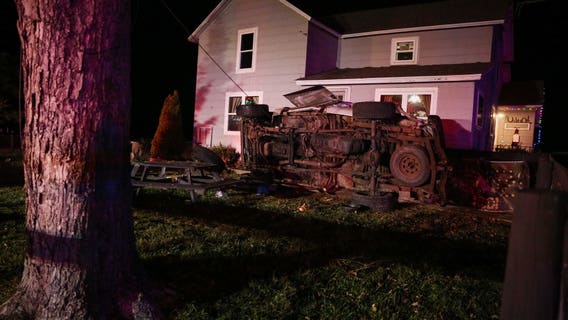 2 teens in critical condition after being ejected during rollover crash in Woodstock