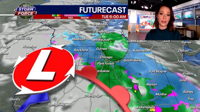 Chicago weather: Wintry mix tonight with minor snow accumulations by morning