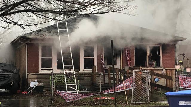 House fire in Blue Island displaces three people