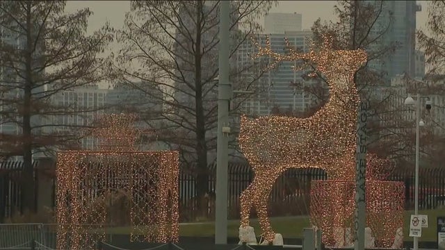 Navy Pier hosts Santa's Send Off during Light Up the Lake