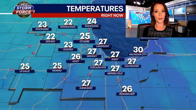 It won't be a white Christmas in Chicago, but it'll be a warm one!