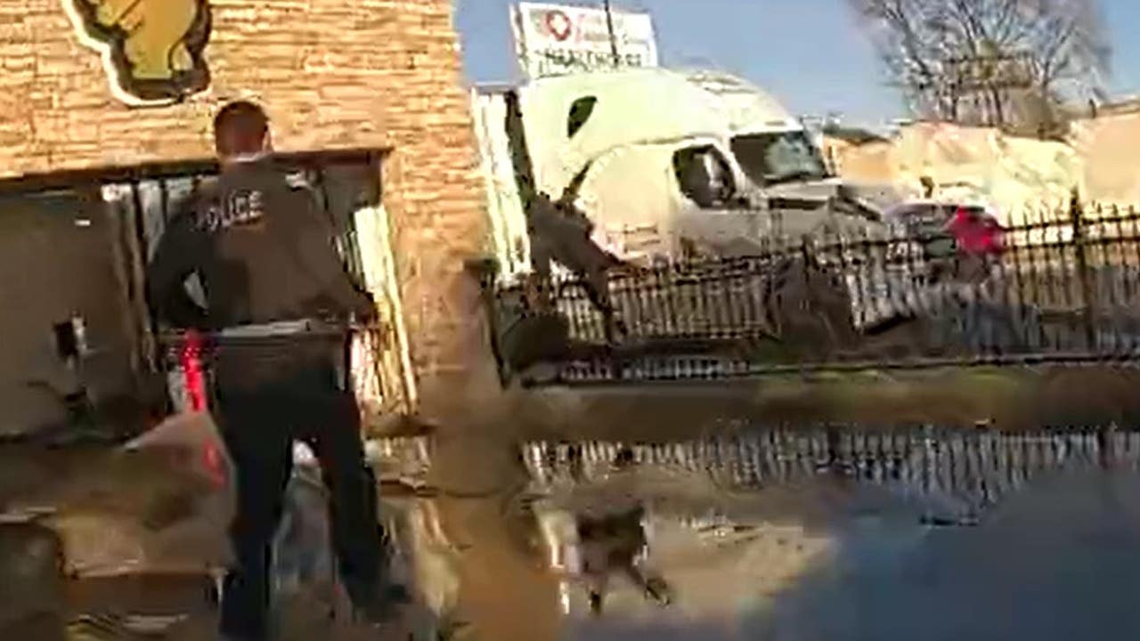 视频显示男子在逃离芝加哥警察时被半挂车撞死