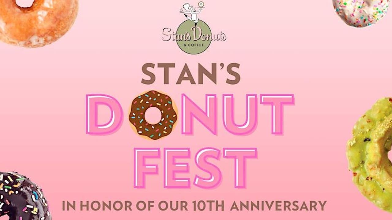 斯坦的甜甜圈庆祝在芝加哥的十年，首次举办斯坦的甜甜圈节