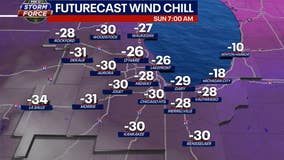 Chicago weather: Brutal wind chills expected over next several days