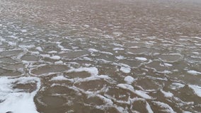 Pancake ice mesmerizes on Lake Superior