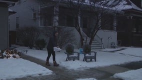 Neighbors do their part to combat slick sidewalks in Chicago suburbs