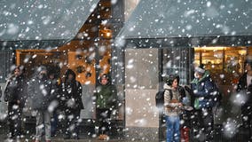 Chicago winter storm tears through city, suburbs