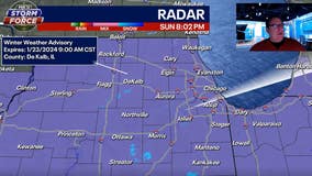 Winter Weather Advisory for Chicago: Freezing rain, sleet expected Monday