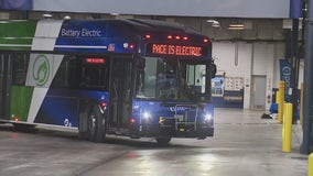 First electric Pace bus hits the road in Cook County