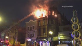 Old Town fire: Flames erupt at apartment complex on Wells Street