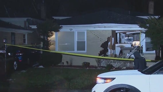 Skokie school bus hits SUV before crashing into home, one driver cited: police