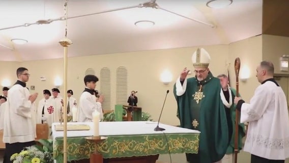 Cardinal Pizzaballa pays special visit to Our Lady of the Ridge Catholic Church